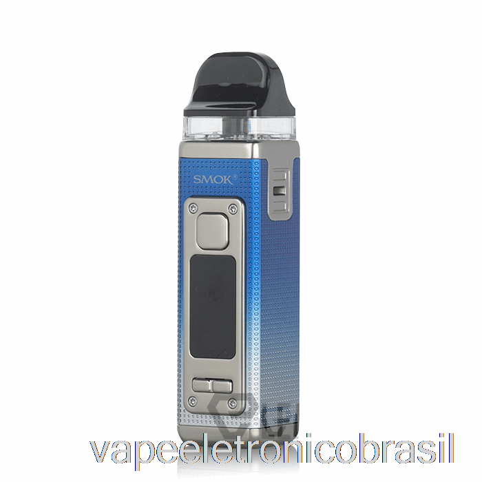Vape Eletrônico Smok Rpm 4 60w Pod System Prata Azul